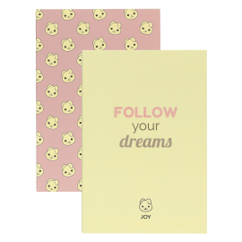 Set 2 notebooks Joy