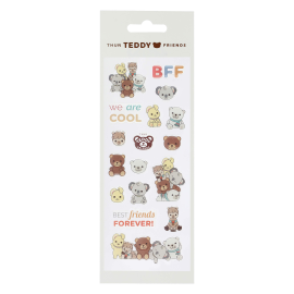 Set Adesivi Teddy Friends